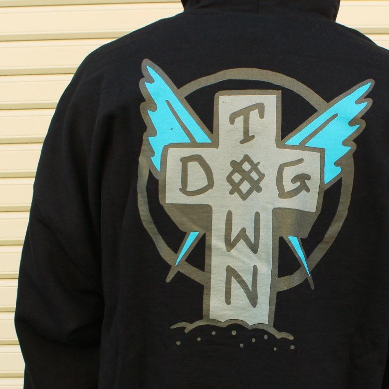 DOGTOWN（ドッグタウン） Scratch Cross HOODIE プルオーバーパーカー 