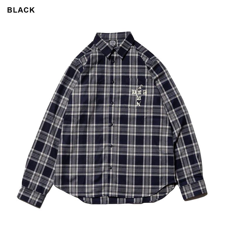 DOGTOWN ドッグタウン ネルシャツ L ベージュ×ブラウン 【公式通販】