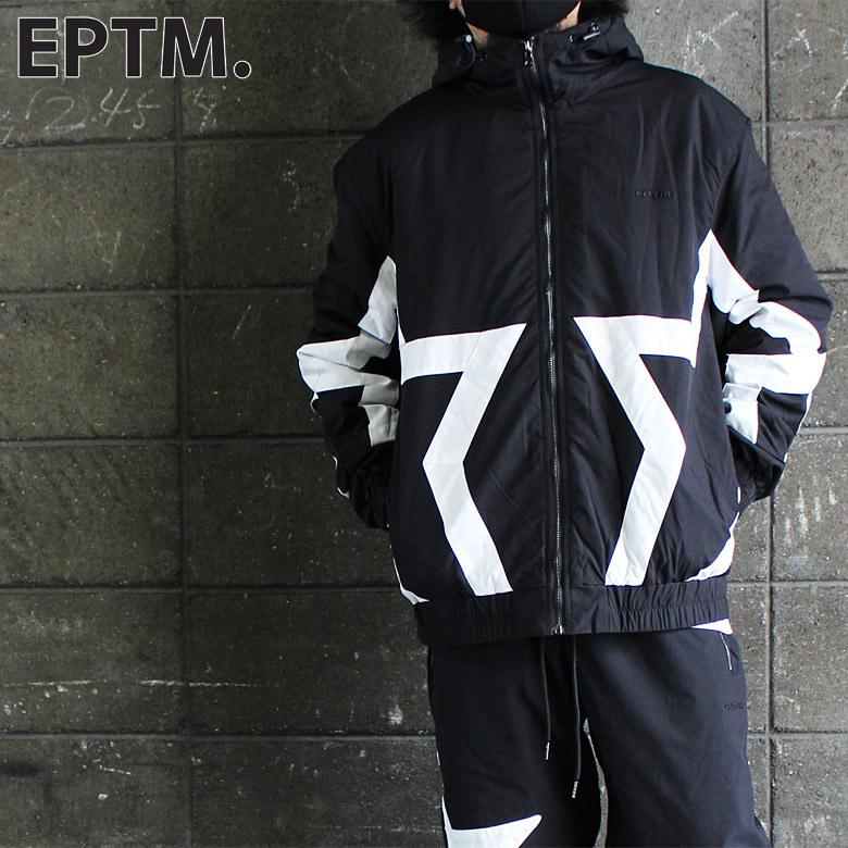 L〜XXL】 EPTM STAR NYLON JACKET BLACK エピトミ スター 中綿 