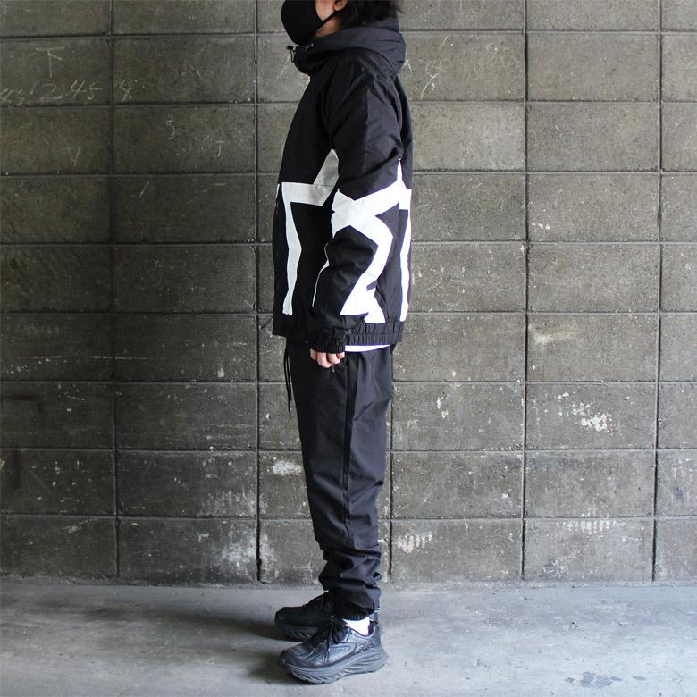 L〜XXL】 EPTM STAR NYLON JACKET BLACK エピトミ スター 中綿 