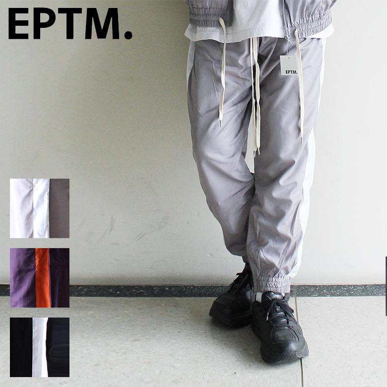 EPTM エピトミ トラックパンツ サイドライン ウエストコード ZIP