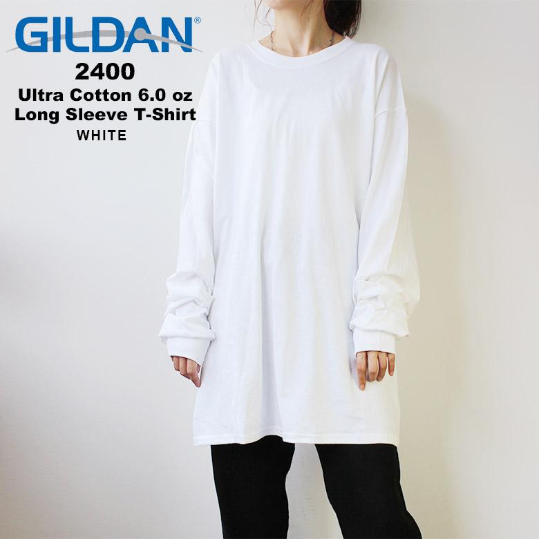 GILDAN ギルダン 2400 Ultra Cotton 6.0 oz Long Sleeve T-Shirt