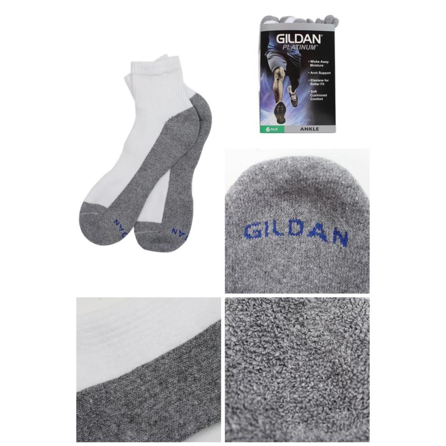 GILDAN SOCK ギルダン ソックス 6 PACK SOCKS 6足組 靴下 6-12