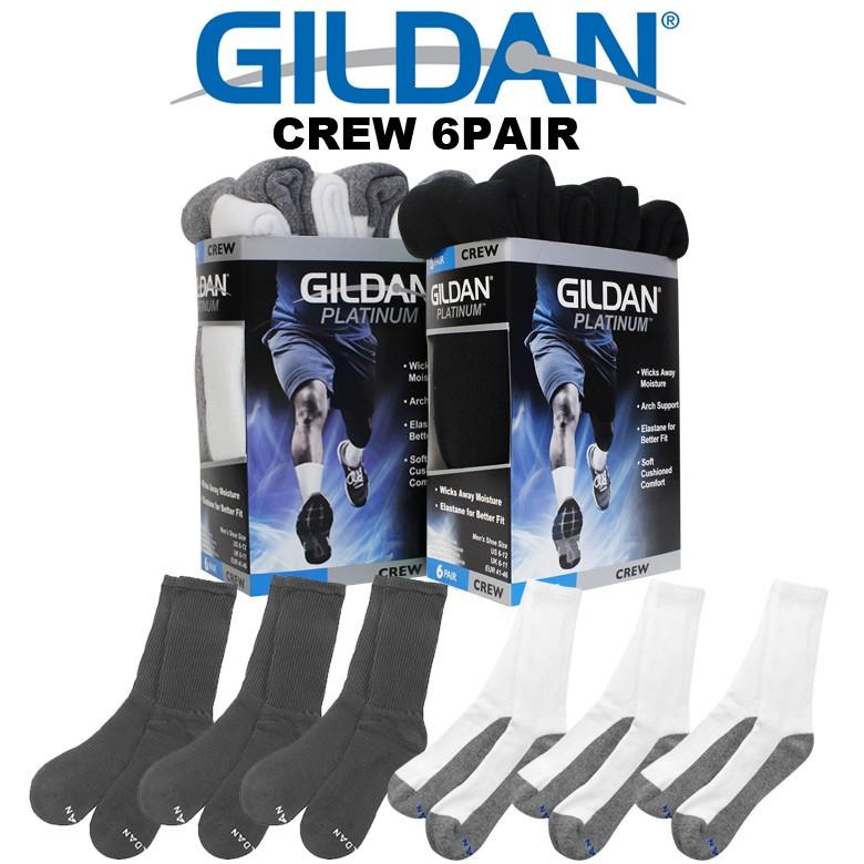 GILDAN SOCK ギルダン ソックス 6 PACK SOCKS 6足組 靴下 6-12