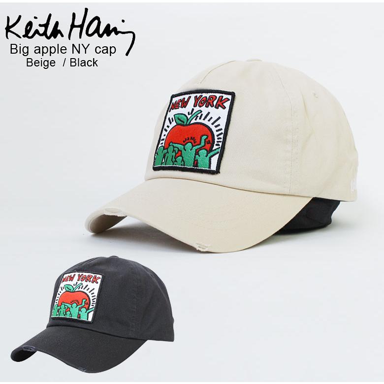 Keith Haring キースヘリング ビッグアップル Ny Newyork 刺繍 ロゴ アート キャップ メンズ レディース おしゃれ フェス かわいい 黒 ブラック ベージュ Kh Cap010 サクリファイス 通販 Yahoo ショッピング