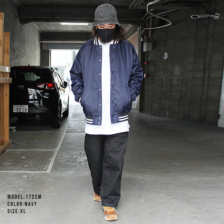 ウールボンバージャケット　ネイビー　M 中綿　ラグラン　厚手　フライト セール】 【EC限定】KIDSボンバージャケット （ナイロン