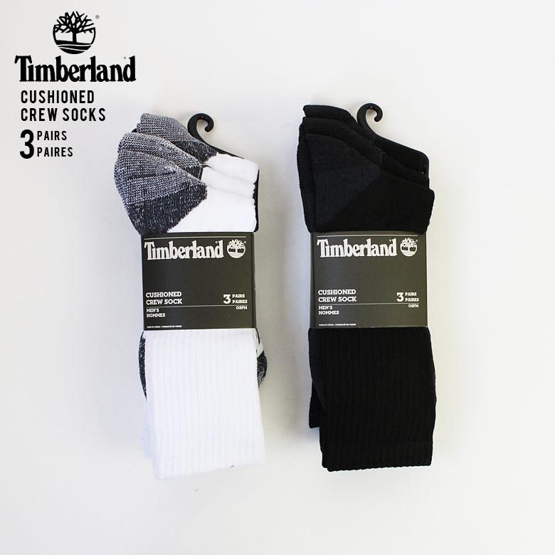 Timberland ティンバーランド 3Pソックス 靴下 3足セット ロング CREW 