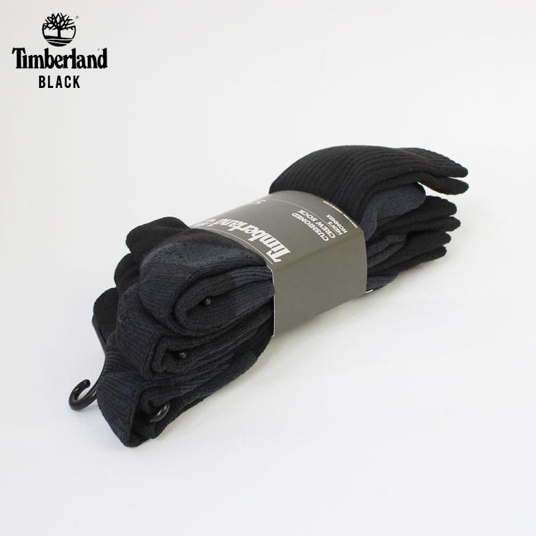Timberland ティンバーランド 3Pソックス 靴下 3足セット ロング CREW 