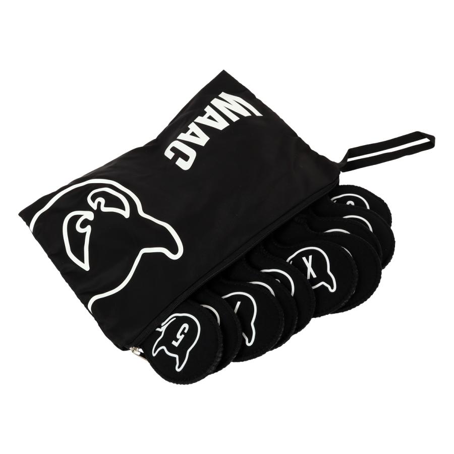 WAAC ワック ゴルフ アイアンカバー ヘッドカバー メンズ