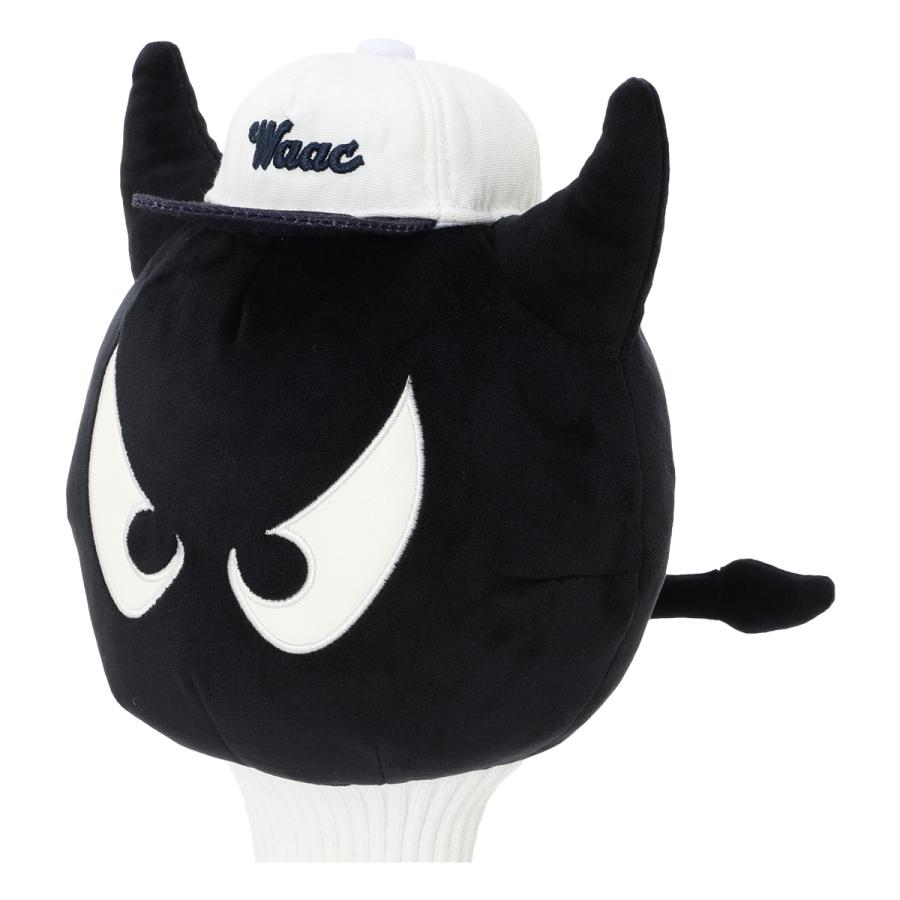 WAAC ワック　ドライバーカバー　1W ヘッドカバー　ウッドカバー　黒 WAAC ワック ゴルフ ドライバーカバー レディース UNISEX WAACKY DR