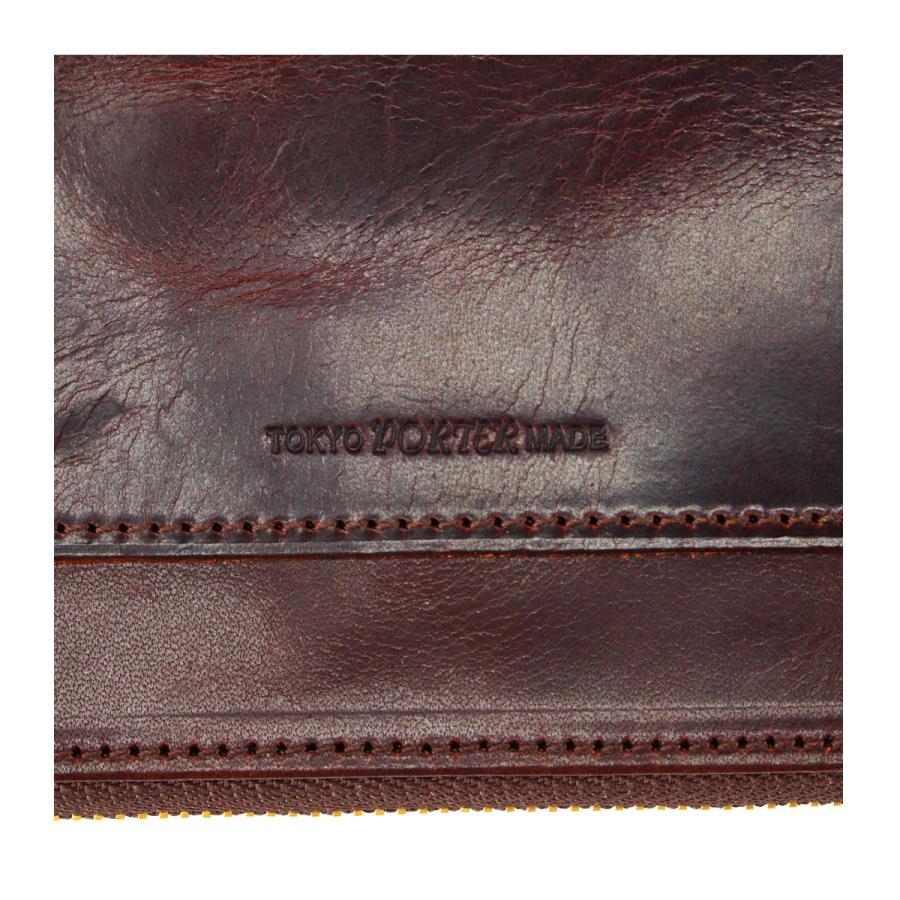 ポーター ソーク ロングウォレット 101-06053 PORTER SOAK 吉田カバン 日本製 長財布 本革 札入れ 二つ折り財布 牛革 レザー ブランド L字ファスナーの画像