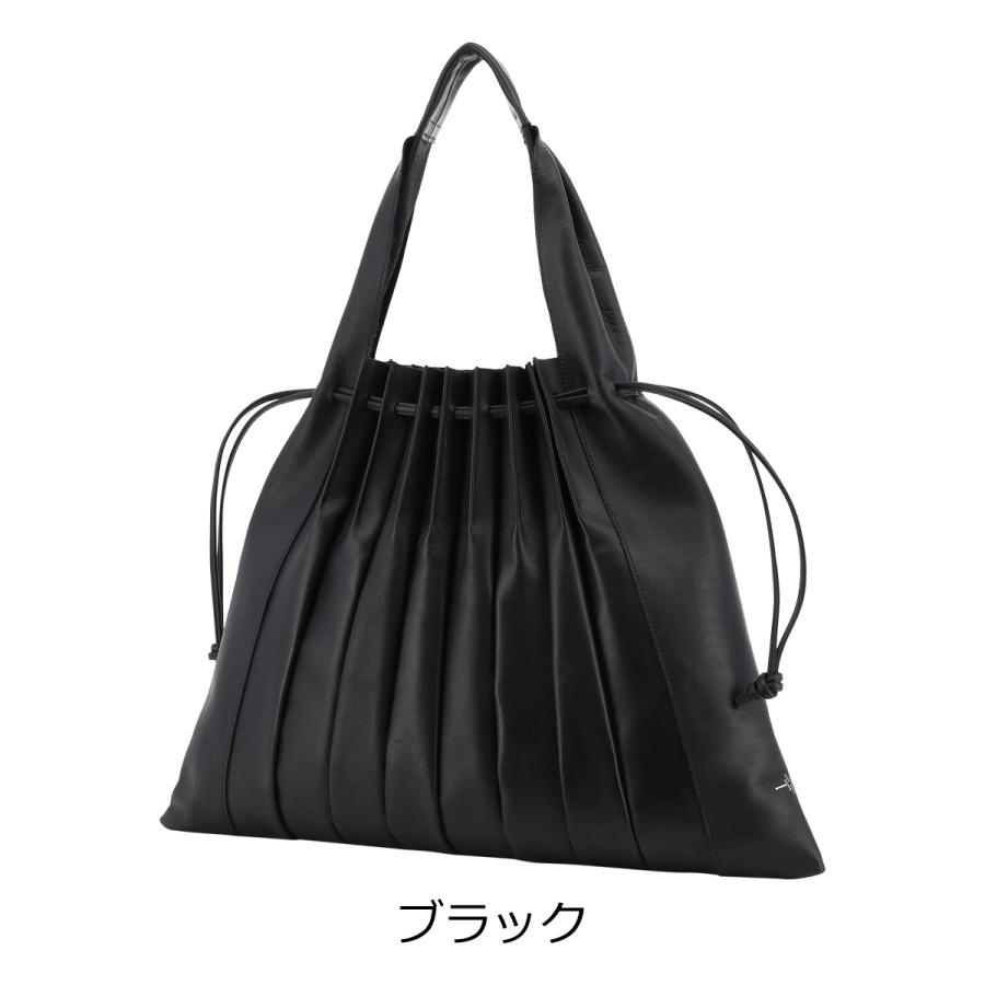 テュケー トートバッグ 巾着バッグ 本革 メンズ レディース プリーツ