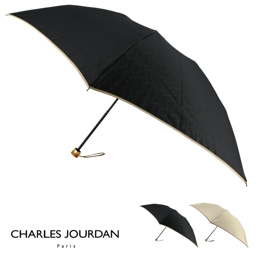 CHARLES JOURDAN シャルルジョルダン 折りたたみ傘 レディース
