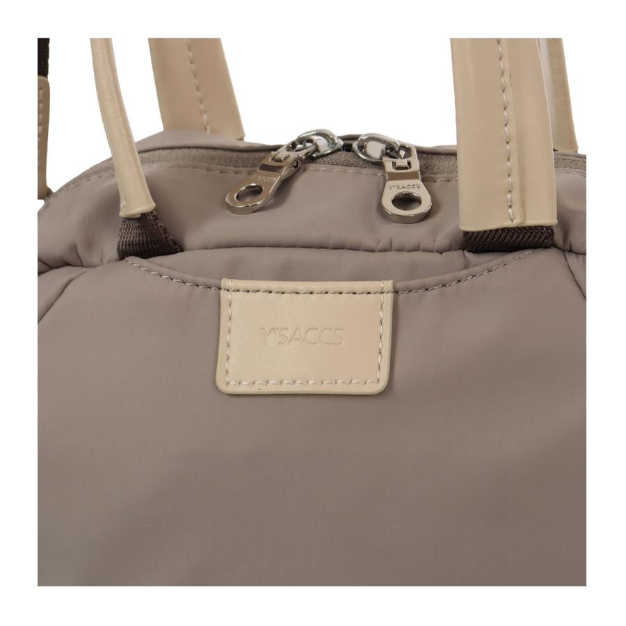 Y'SACCS（イザック） ミニボストン 2WAY A5 撥水 ショルダーバッグ