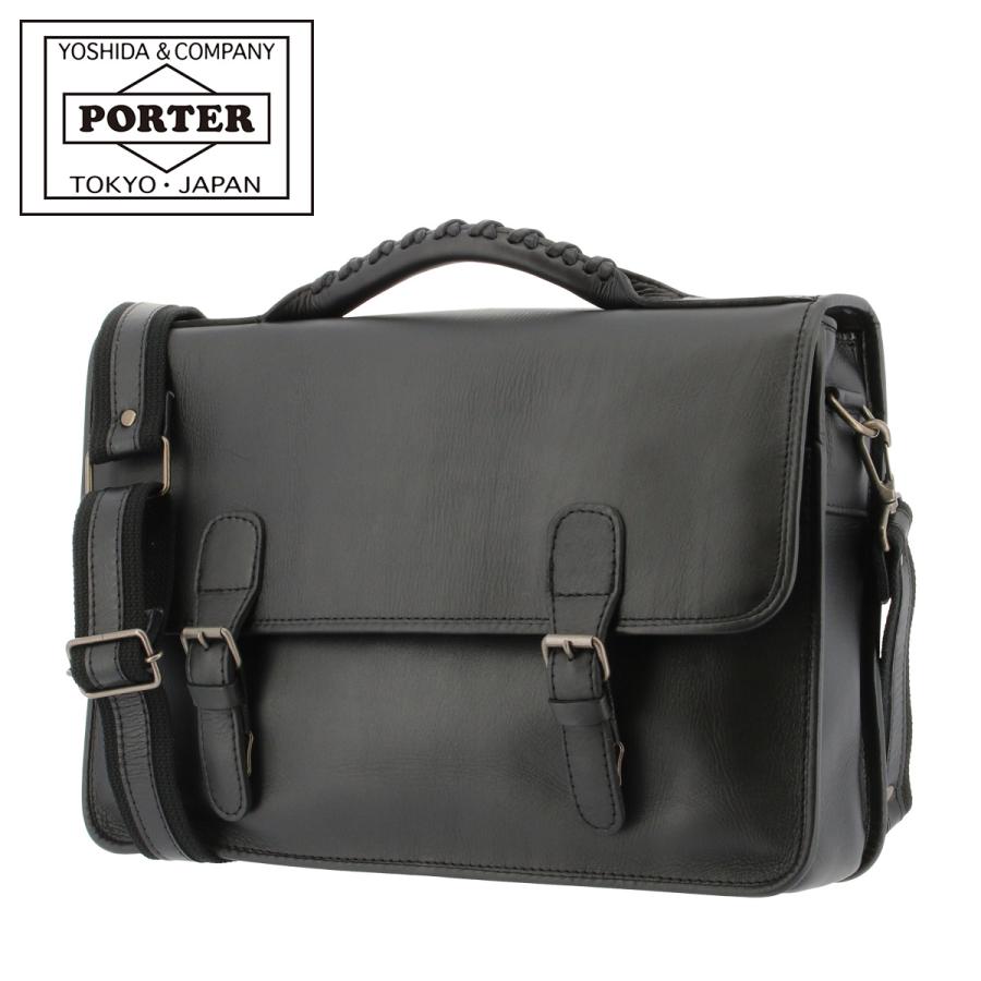 ポーター ショルダーバッグ 2way ポーターバロン メンズ レディース 6 日本製 吉田カバン Porter Baron ブリーフケース 牛革 本革 レザー サックスバーpaypayモール店 通販 Paypayモール
