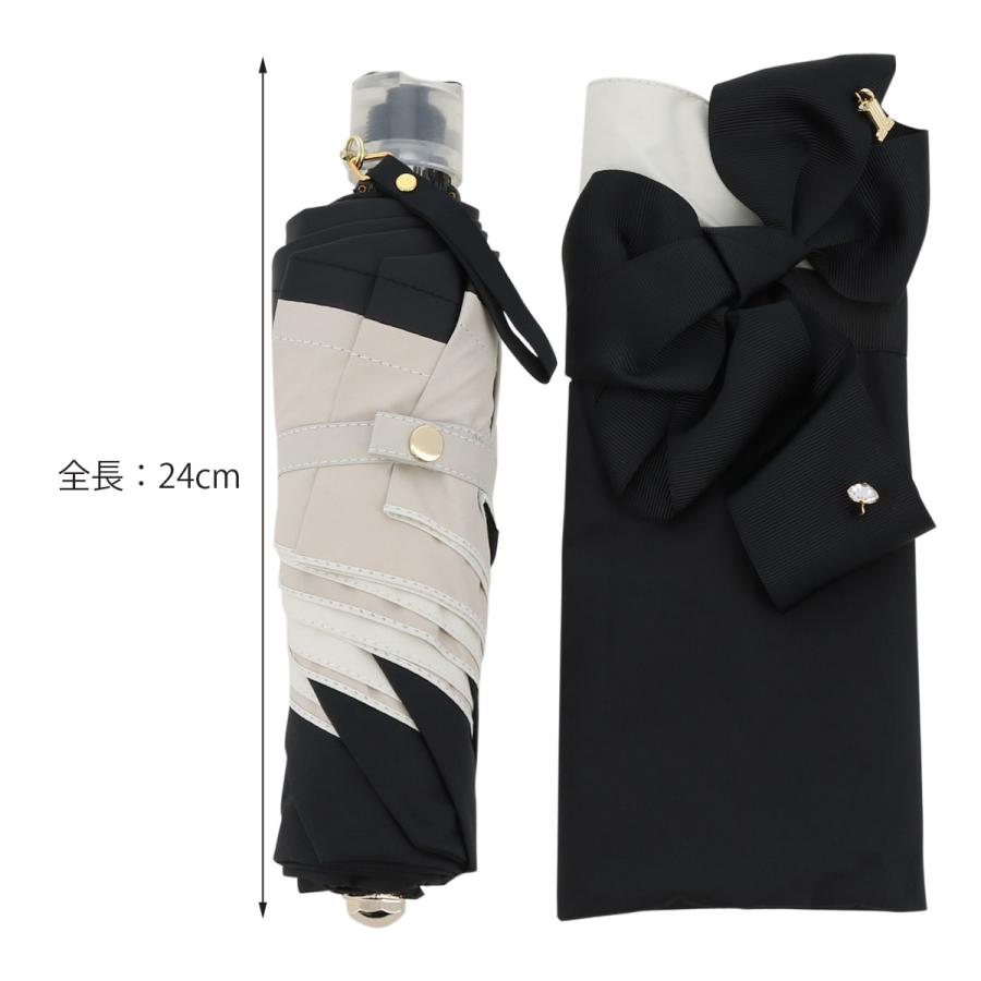 LANVIN en Bleu ランバンオンブルー 傘 折り畳み傘 3段折 レディース