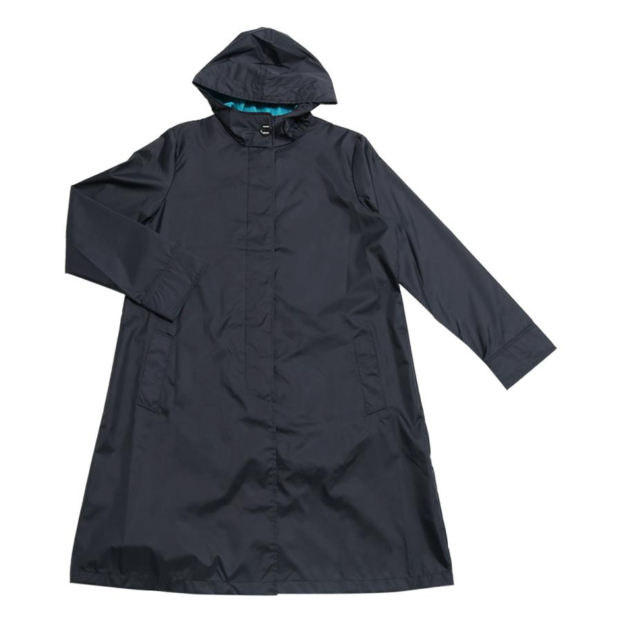 FULTON ネイビー レインコート FULTON（フルトン） レインコート レディース ロング 防水 通勤 23-152