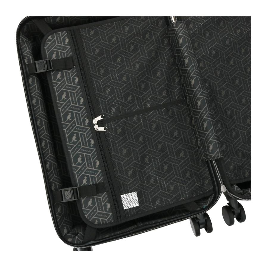 KANGOL（カンゴール） スーツケース 49(55)L 38cm 3.8kg クロスエイト
