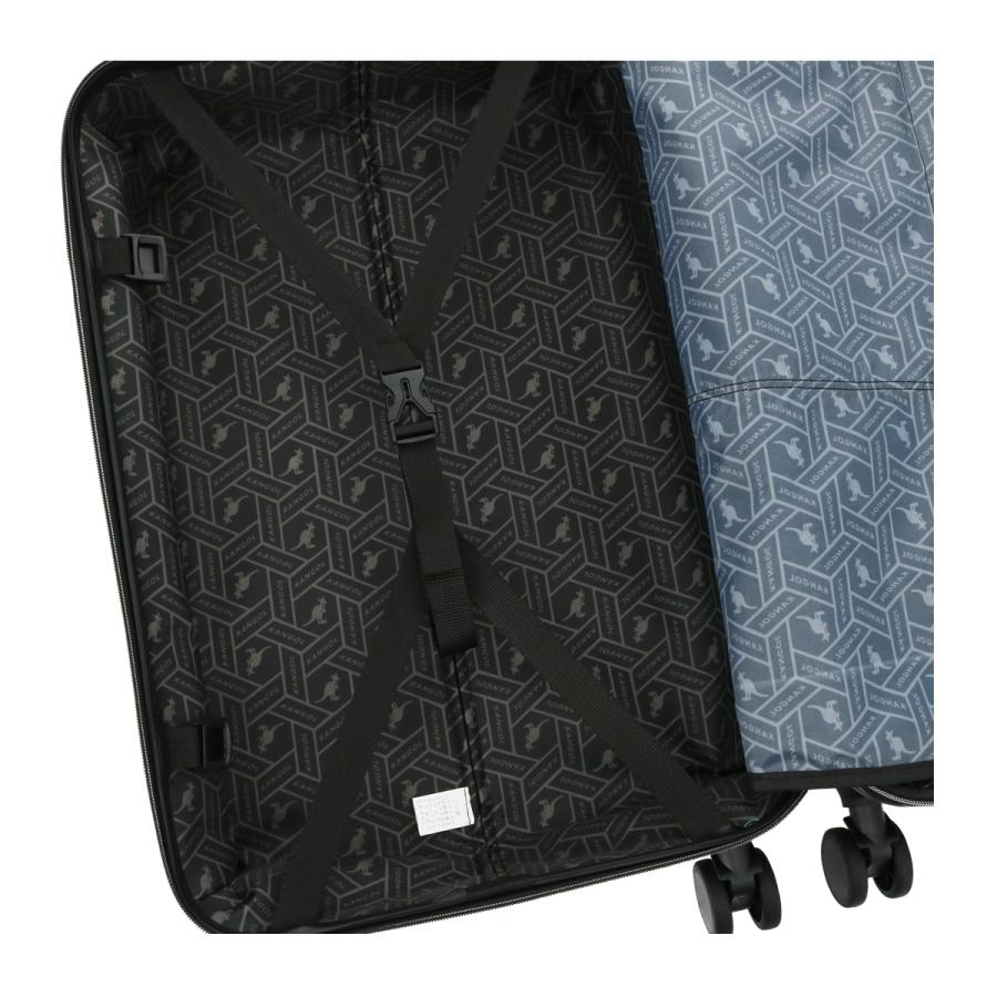 KANGOL（カンゴール） スーツケース 49(55)L 38cm 3.8kg クロスエイト