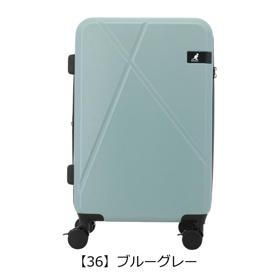 KANGOL（カンゴール） スーツケース 49(55)L 38cm 3.8kg クロスエイト