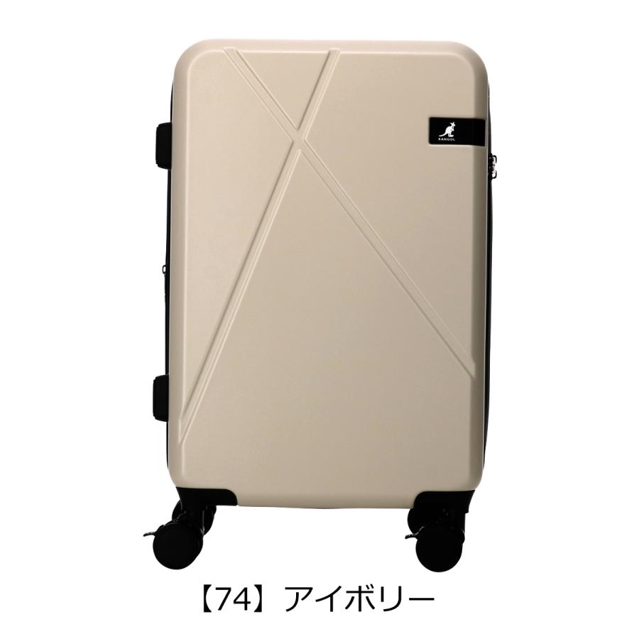 KANGOL（カンゴール） スーツケース 49(55)L 38cm 3.8kg クロスエイト