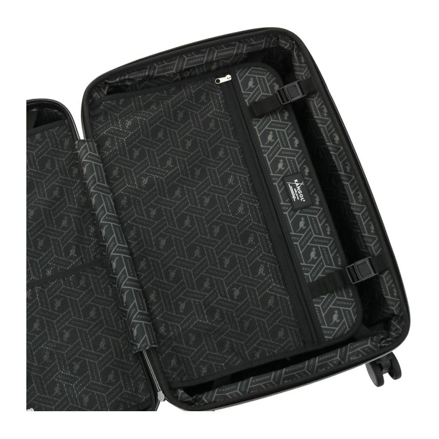 KANGOL（カンゴール） スーツケース 49(55)L 38cm 3.8kg クロスエイト