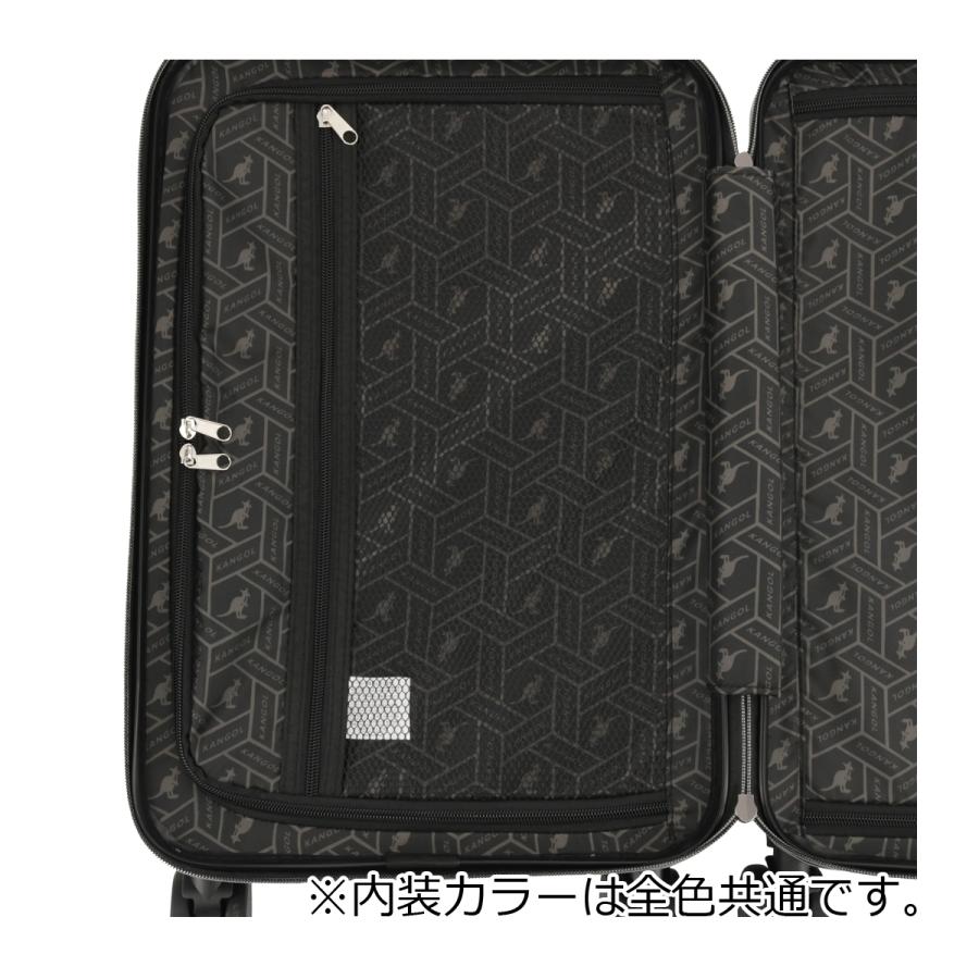 KANGOL（カンゴール） スーツケース 37L 55cm 3.5kg 機内持ち込み