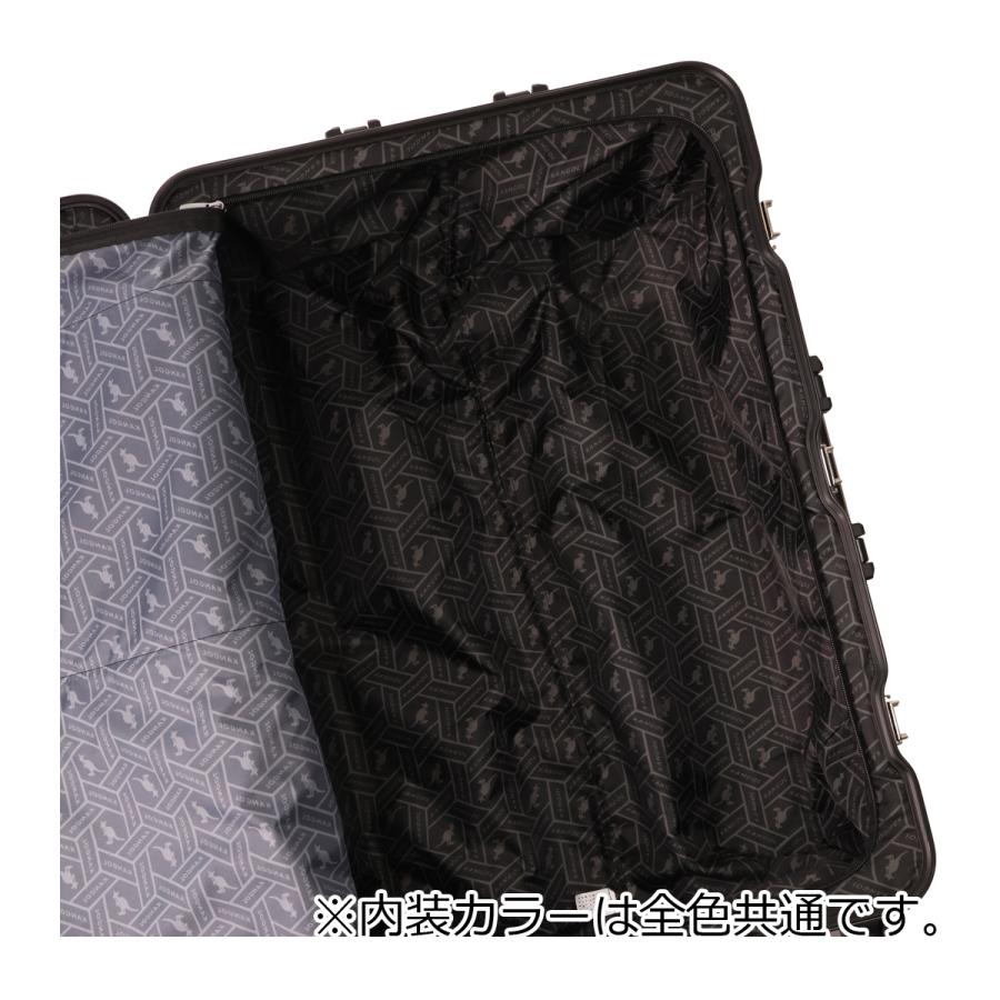 KANGOL（カンゴール） スーツケース 90L 75cm 5.2kg クロスエイト