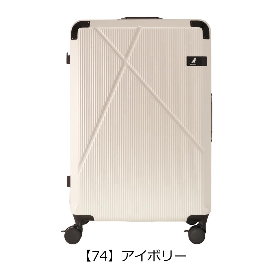 かんかん KANGOL（カンゴール） スーツケース 90L 75cm 5.2kg クロスエイト