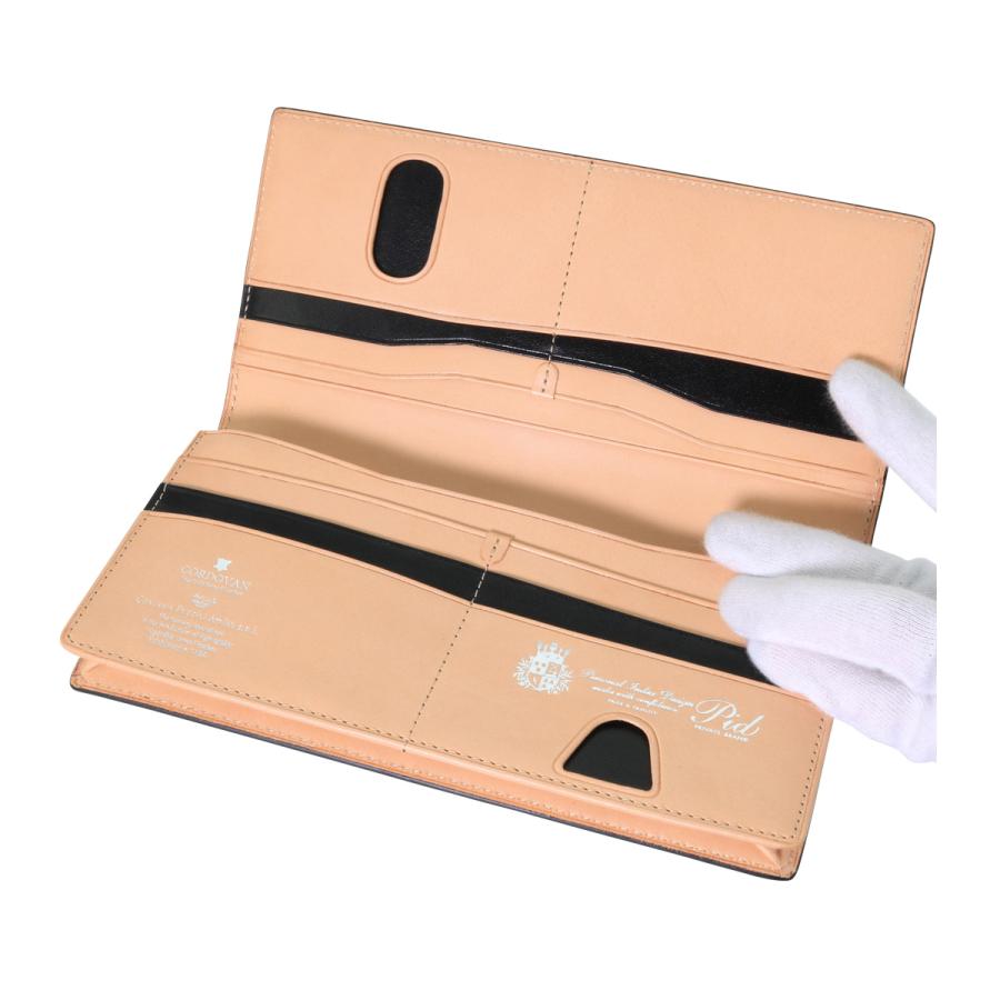 未使用✨ピーアイディー　ヴァスト　コードバン　レザー　長財布　ダークブラウン P.I.D ピーアイディー 長財布 P.i.d Vasto ヴァスト ラウンド