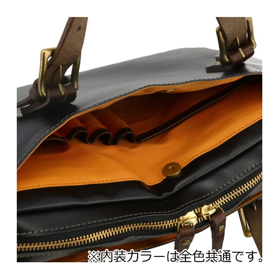 Zeha ブリーフケース A4 2WAY 本革 姫路レザー メンズ レディース 日本