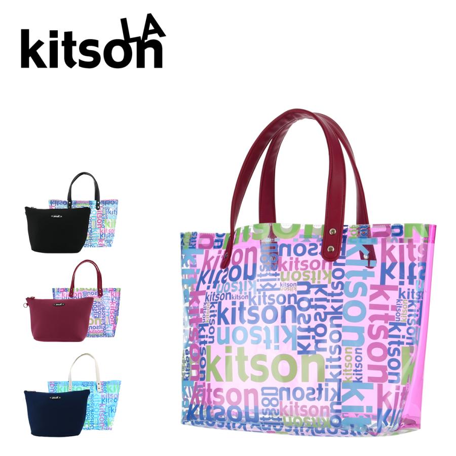 キットソン トートバッグ レディース 2ks1580tt Kitson クリアバッグ 肩掛け 透明 ポーチ付 サックスバーpaypayモール店 通販 Paypayモール