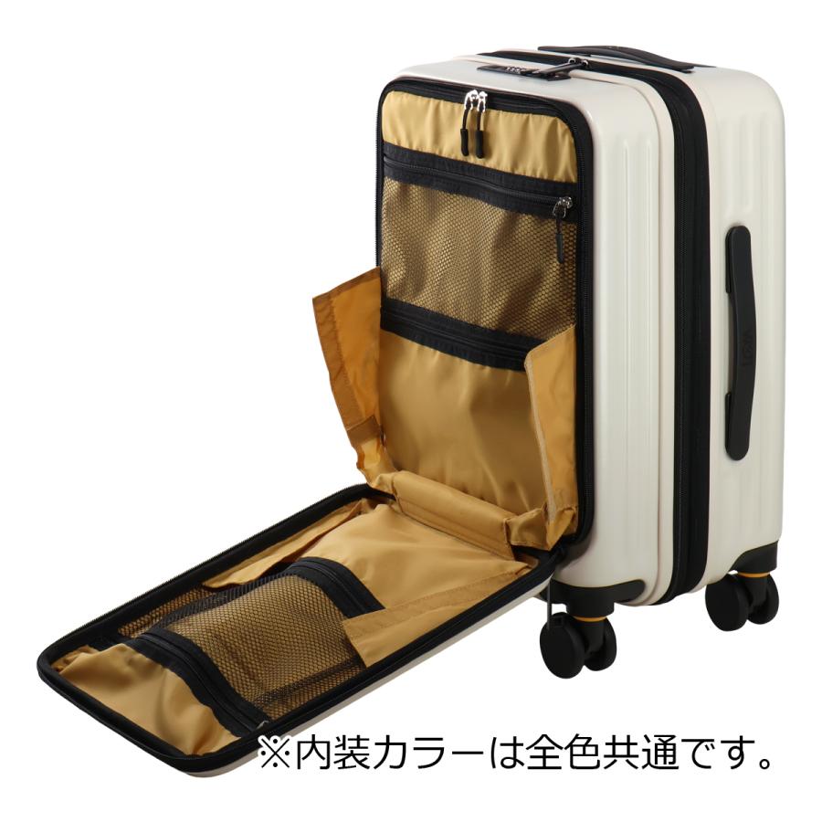 5LAKES＆MT スーツケース 36L 43L 54cm 3.7kg 機内持ち込み 310-4010 C GEAR ファイブレイクスアンドエムティー TSAロック搭載 拡張 ドリンクホルダーの画像