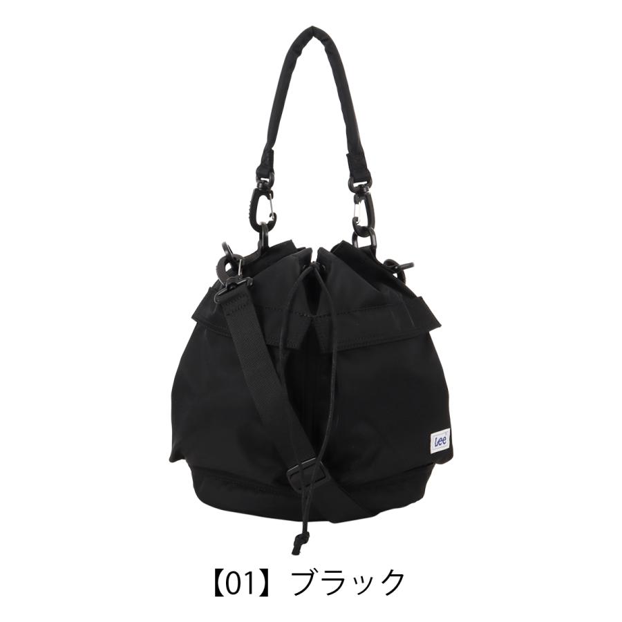 Lee（リー） ショルダーバッグ 巾着バッグ 2WAY ナイロン レディース