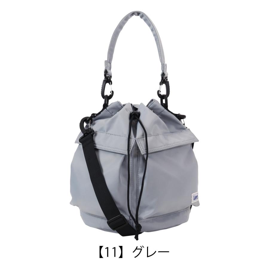 Lee（リー） ショルダーバッグ 巾着バッグ 2WAY ナイロン レディース