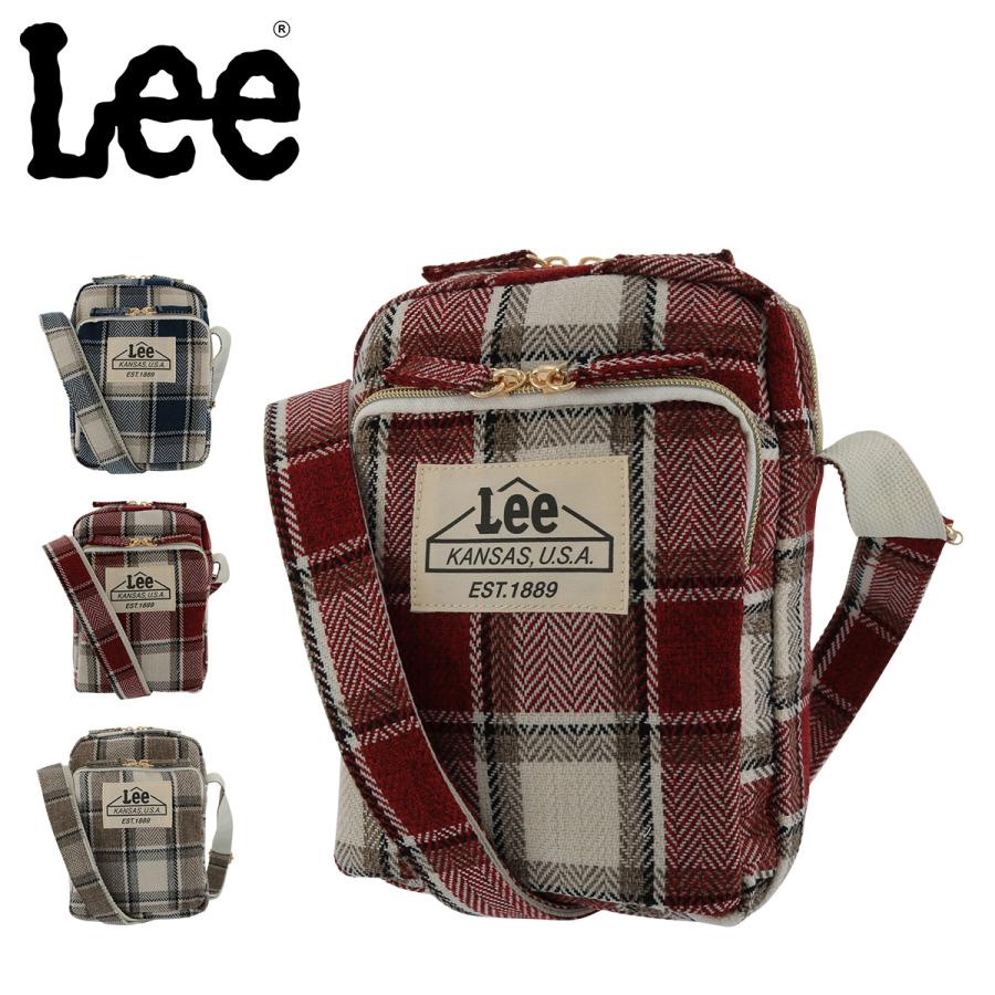 Lee ショルダーバッグ チェック レディース 320 512 リー コンパクト ミニショルダー Po10 サックスバーpaypayモール店 通販 Paypayモール
