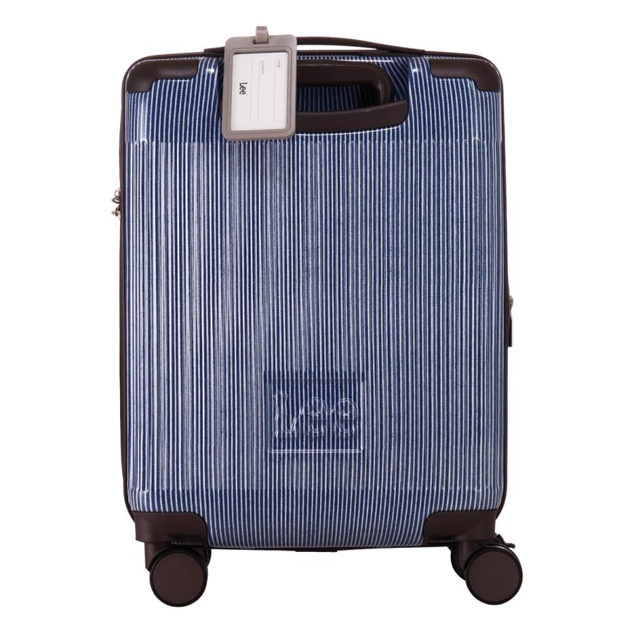 Lee ストライプキャリーバッグ Lee（リー） スーツケース 37L 54cm 3.1kg キャリーバッグ 機内