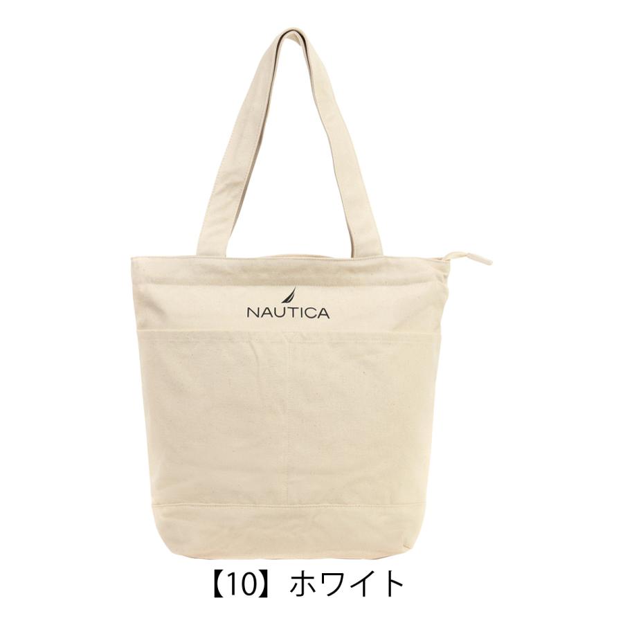ノーティカ トートバック A4 キャンバス メンズ レディース 370-7511 NTC-003 NAUTICA 手提げバッグ ファスナー シンプル ロゴ 通学 サブバッグ 帆布 |  | 10