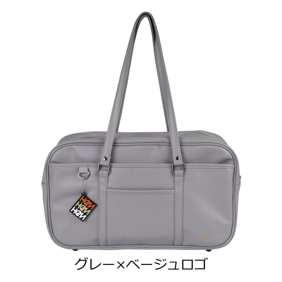 HeM（ヘム） スクールバッグ 合皮 ボストンバッグ トートバッグ A4