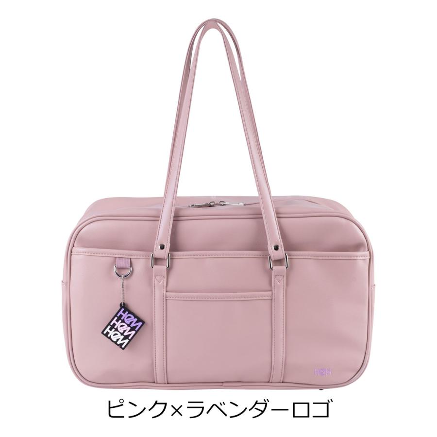 HeM（ヘム） スクールバッグ 合皮 ボストンバッグ トートバッグ A4