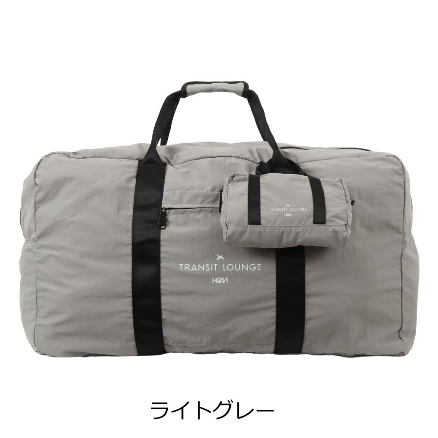 GOODENOUGH ボストンバッグ グレー TRANSIT LOUNGE（トランジットラウンジ） 別注 ヘム ボストンバッグ