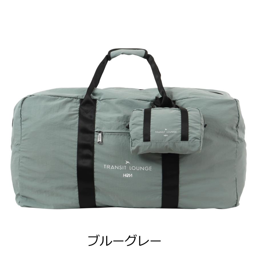 未使用級 HUMAN MADE グレー ボストンバッグ TRANSIT LOUNGE（トランジットラウンジ） 別注 ヘム ボストンバッグ