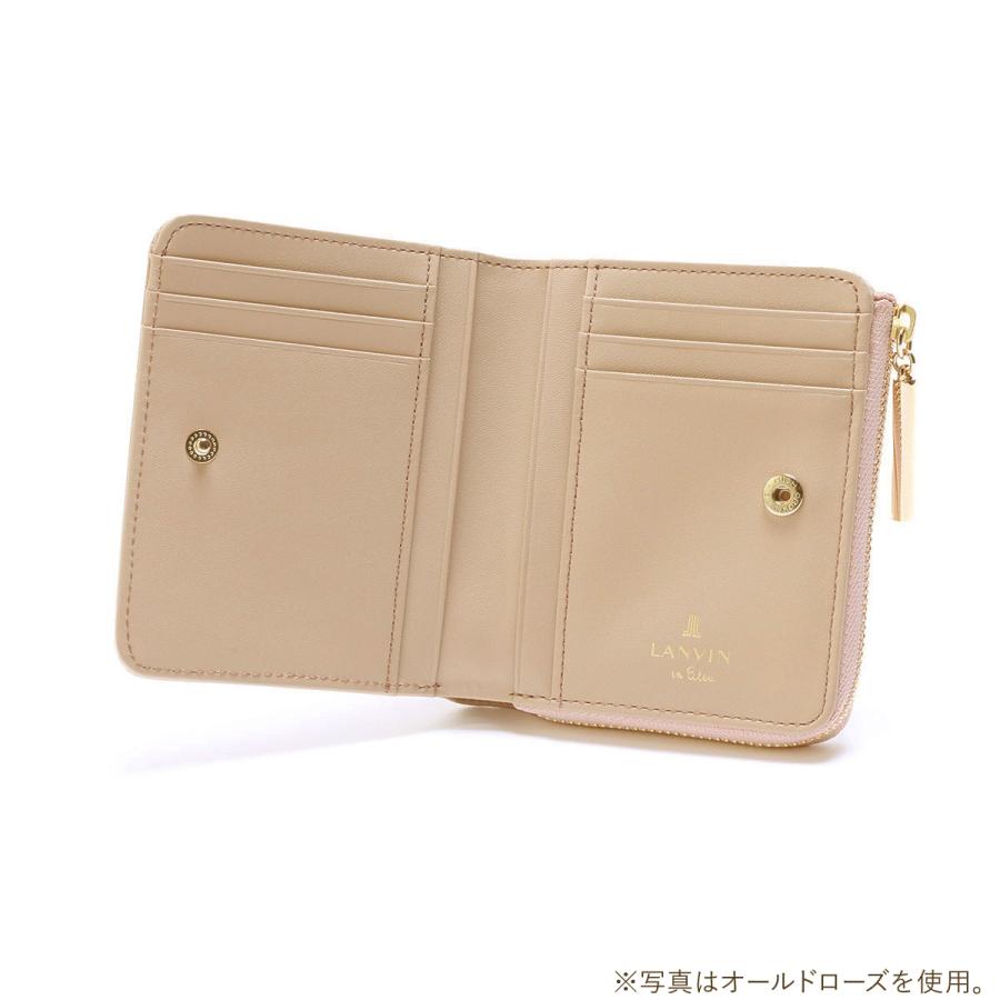 ランバンオンブルー LANVIN en Bleu 二つ折り財布 480453 リュクサンブール Ｌ字ファスナー レディース レザー 革の画像
