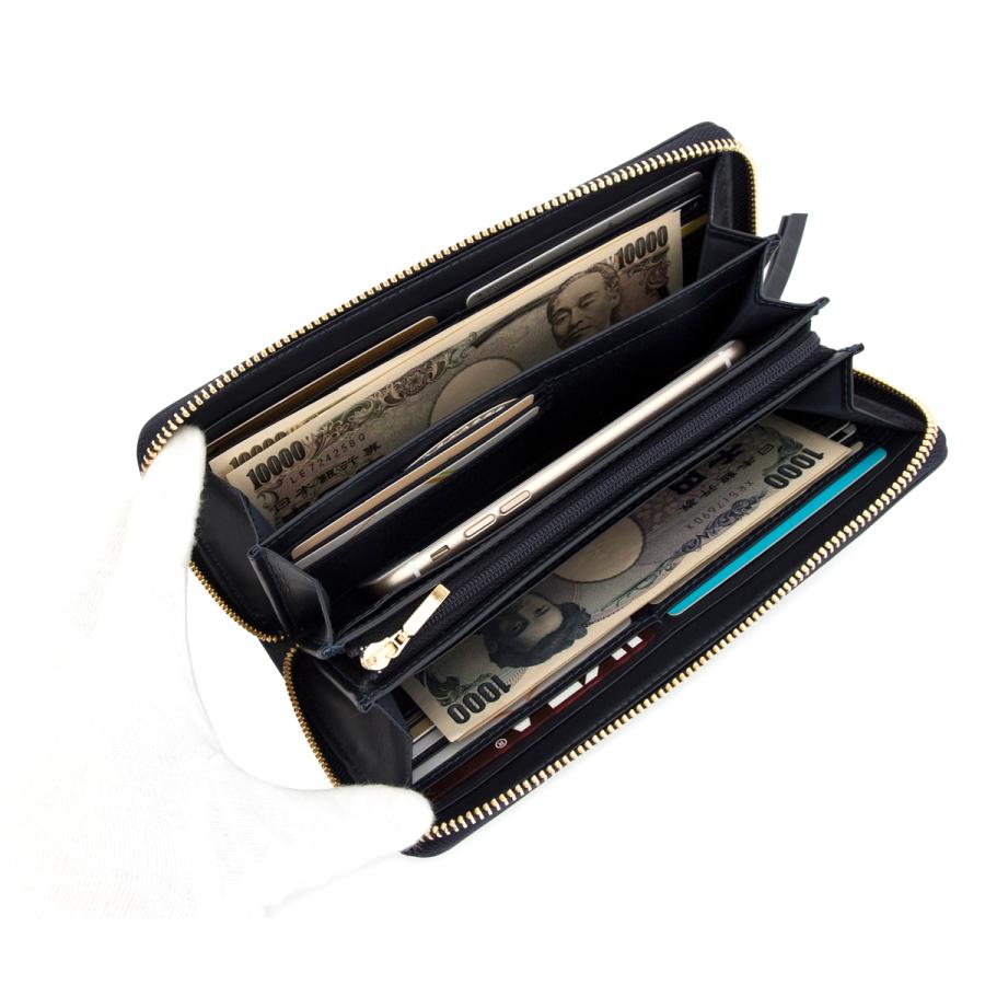 LANVIN en Bleu ランバンオンブルー 長財布 481681 マゼンダ ラウンド