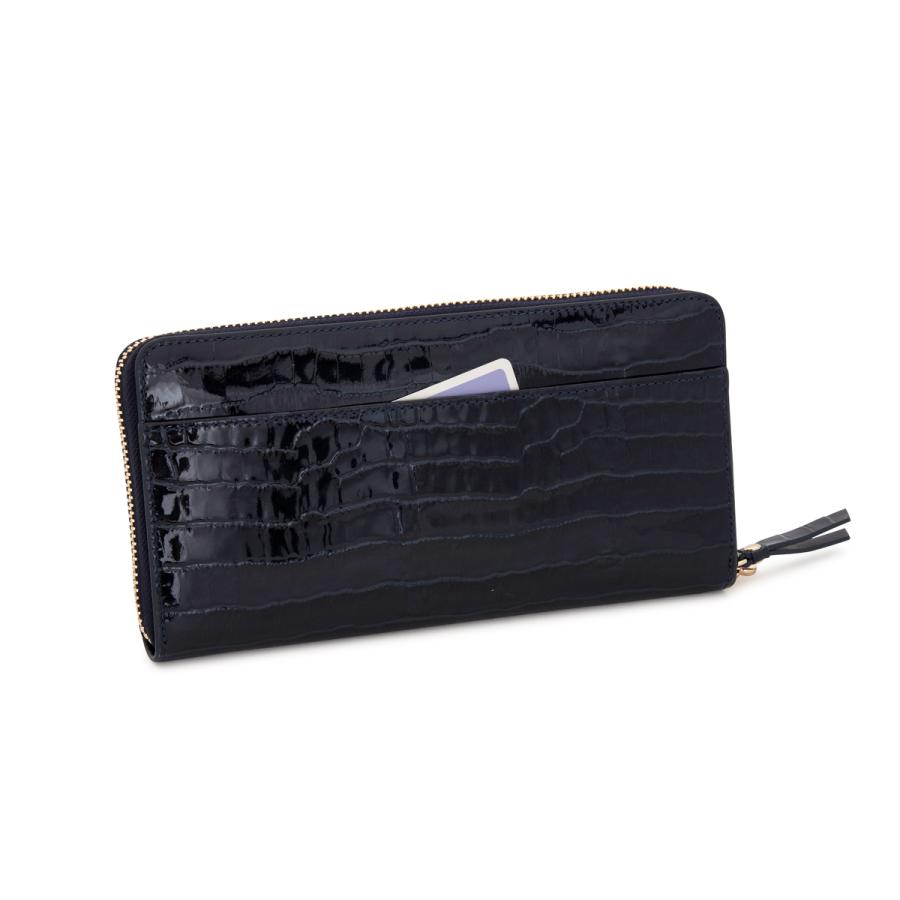 LANVIN en Bleu ランバンオンブルー 長財布 481681 マゼンダ ラウンド