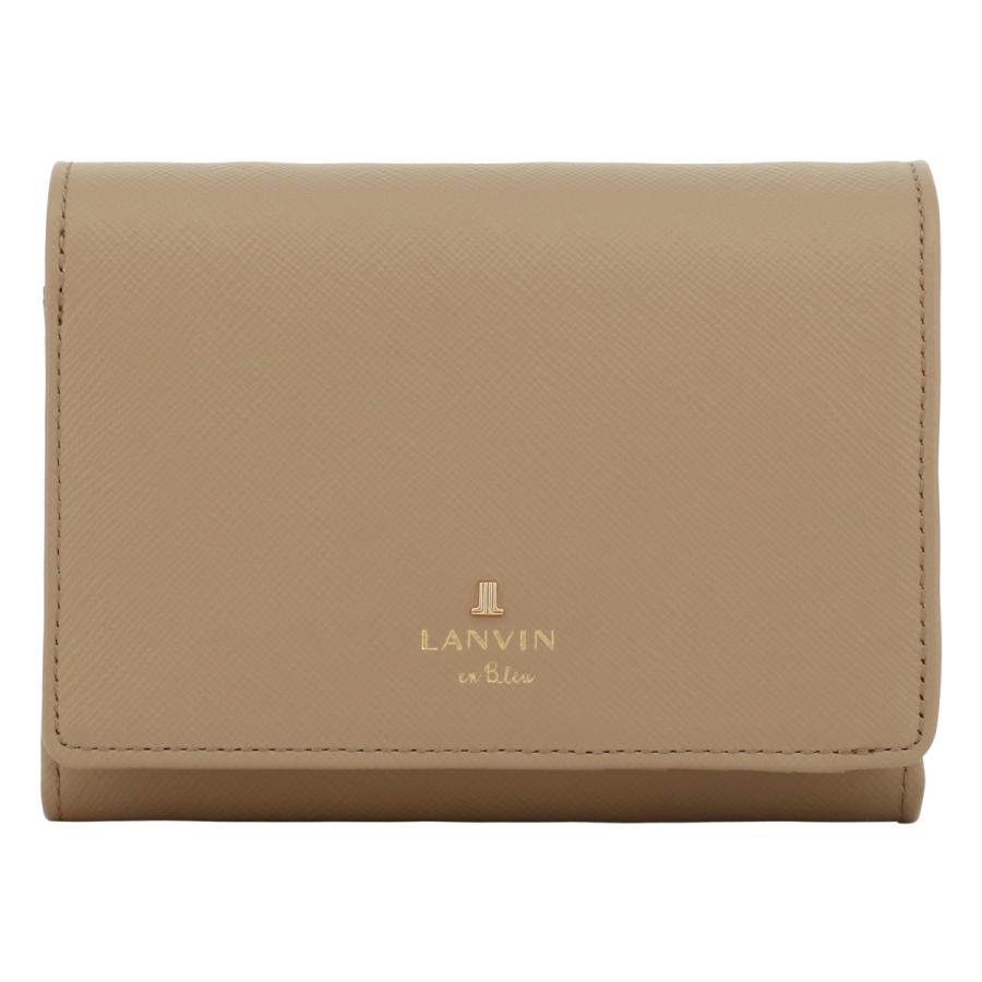 LANVIN en Bleu ランバンオンブルー 二つ折り財布 本革 LANVIN en Bleu ランバンオンブルー 二つ折り財布 本革