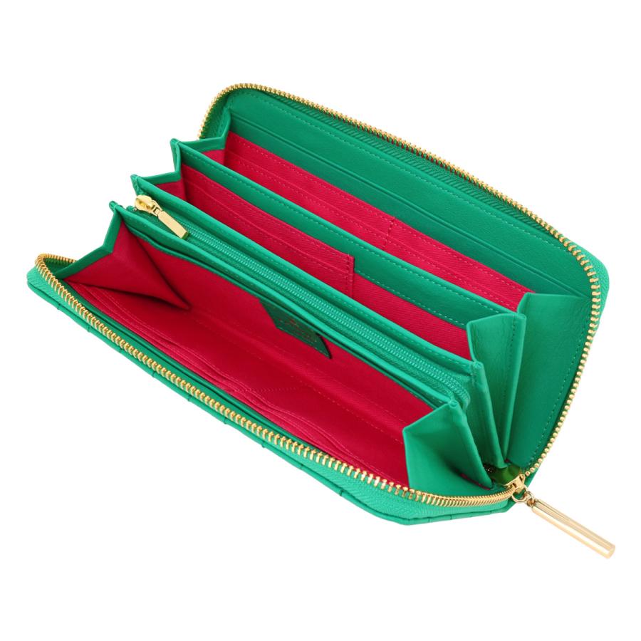 LANVIN en Bleu ランバンオンブルー 長財布 ラウンドファスナー