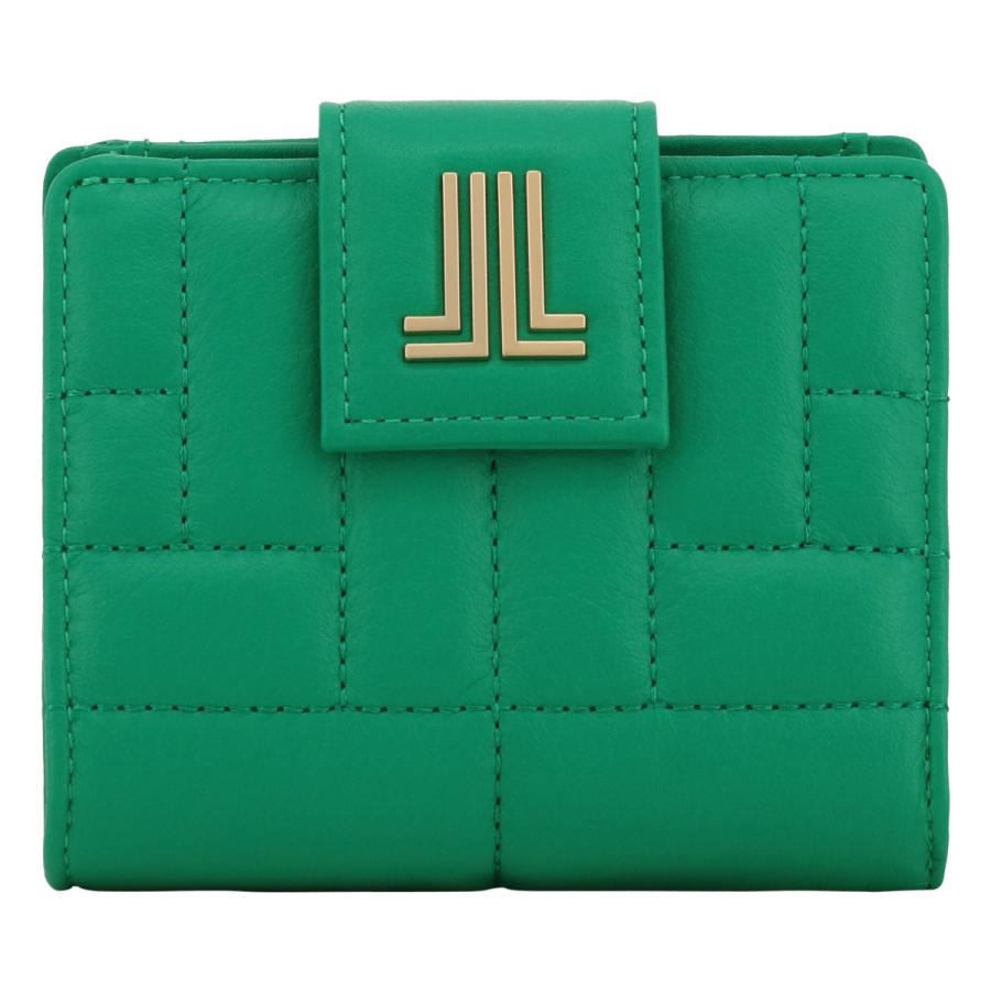 LANVIN グリーン キルティング 二つ折り財布 ランバン オン ブルー LANVIN en Bleu リュクサンブールカラー 二