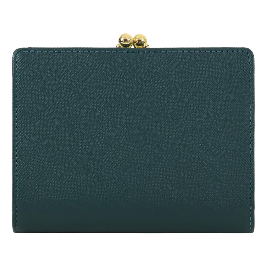 LANVIN en Bleu ランバンオンブルー 二つ折り財布 がま口 本革