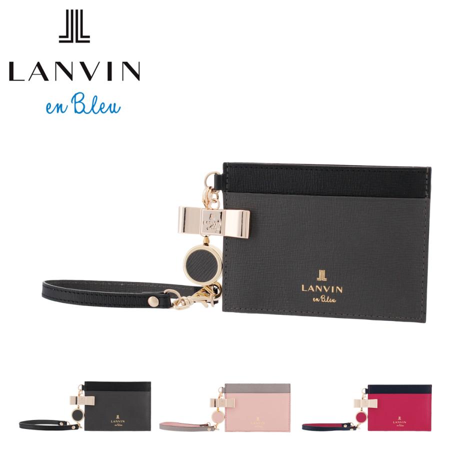 メーカー包装済 ランバンオンブルー パスケース 本革 レディース ルビ 4162 Lanvin En Bleu リール付き 軽量 牛革 レザー 人気no 1 本体 Kwsrbd Com